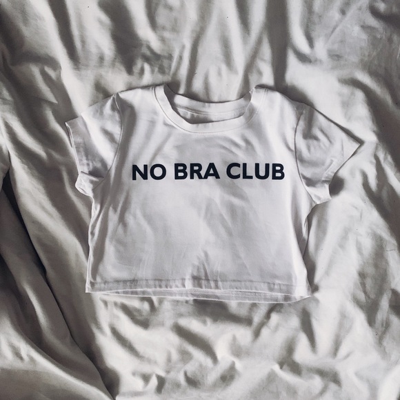 Dolls Kill Tops - No Bra Club Crop